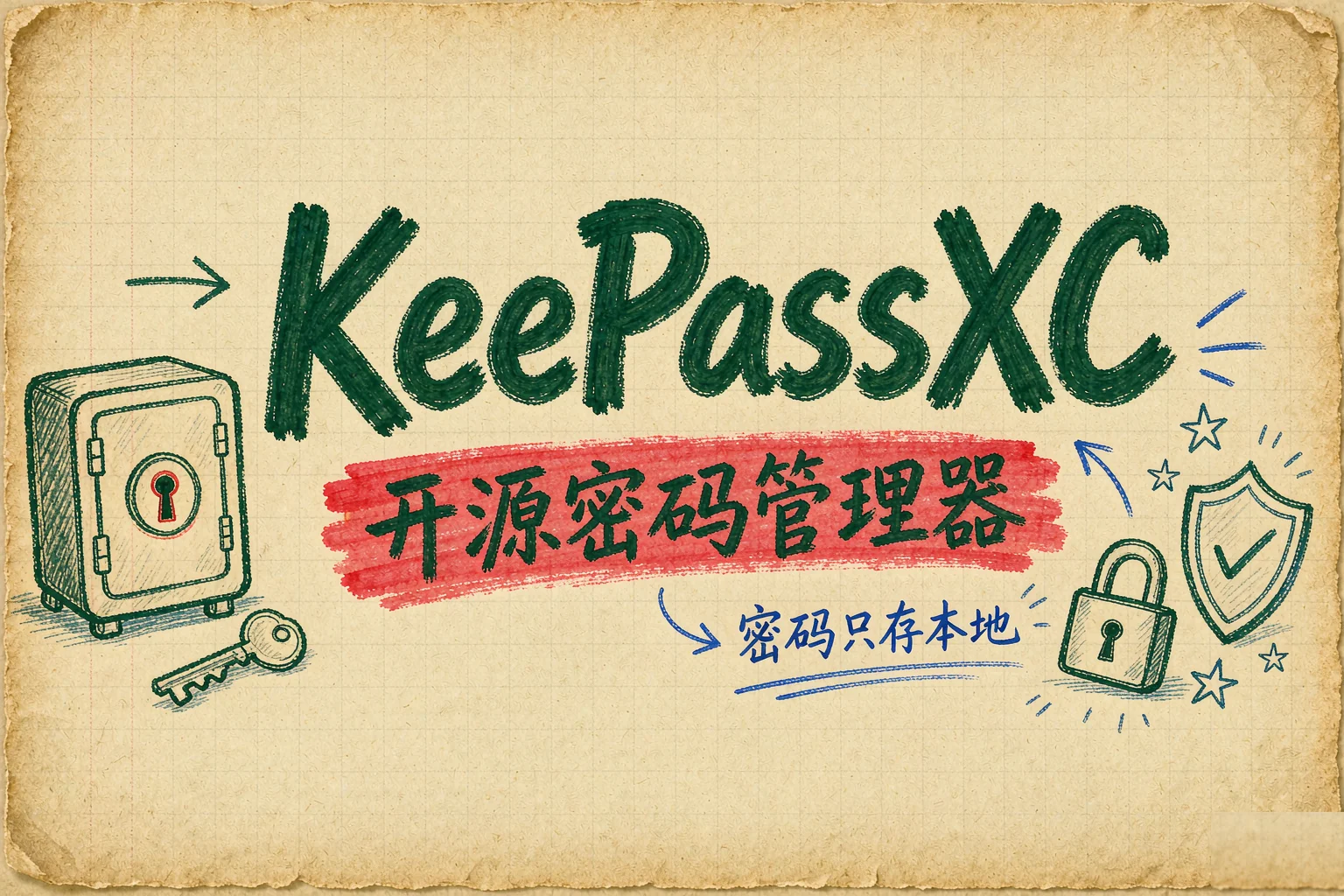 KeePassXC：开源密码管理器，本地加密数据不落云