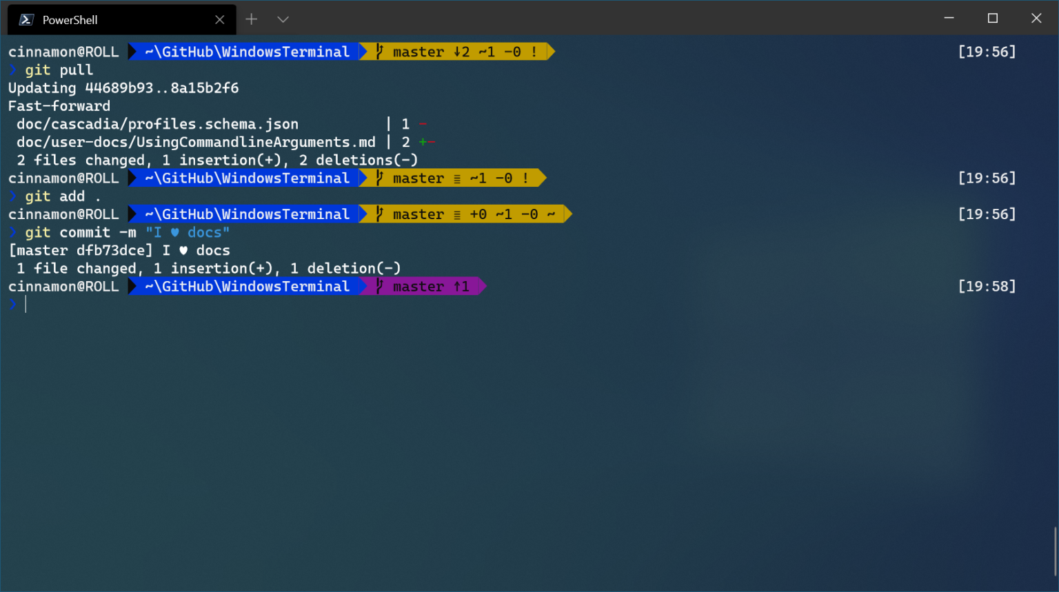 Windows Terminal 主界面